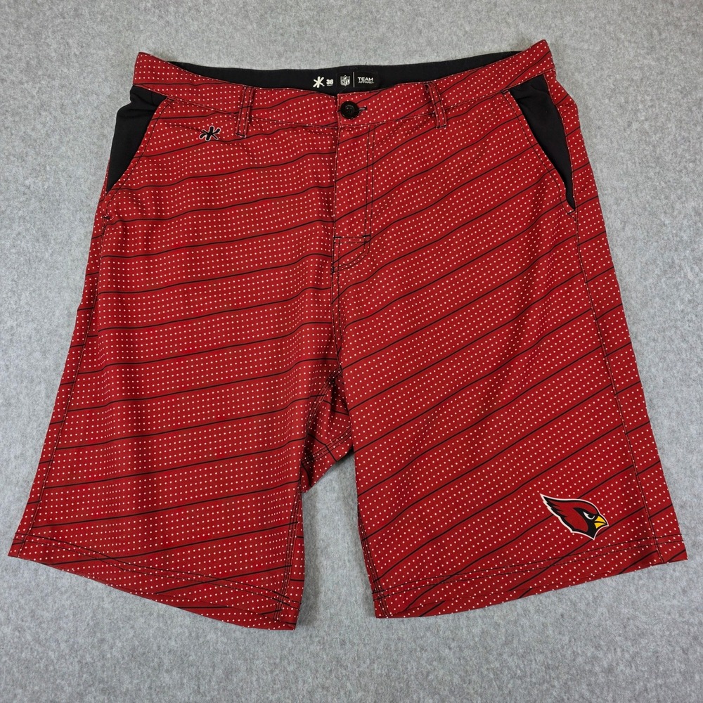 NFL Team Apparel Arizona‎ Cardinals Shorts Polka Dot Swim Trunks Size 36